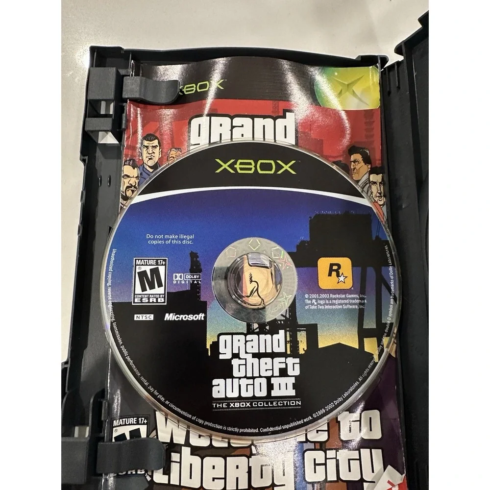 Grand Theft Auto III 3 Xbox Blockbuster Edition CIB - Tested - Complete Rare